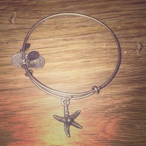 Alex and ani starfish silver bracelet